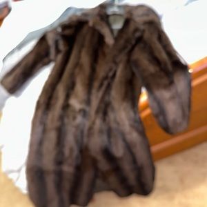 Ninaricci fur full length coat
